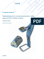 Radiodetection's Universal Precision Cable, Pipe and RF Marker Locator