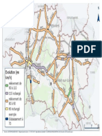 Carte du retour possible de certaines routes du Loiret à une limitation de 90 km/h