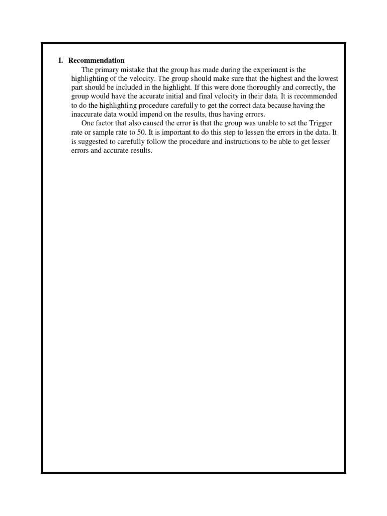 Improving Experiment Data Accuracy | PDF | Business | Wellness
