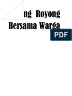 Gotong Royong Bersama Warga