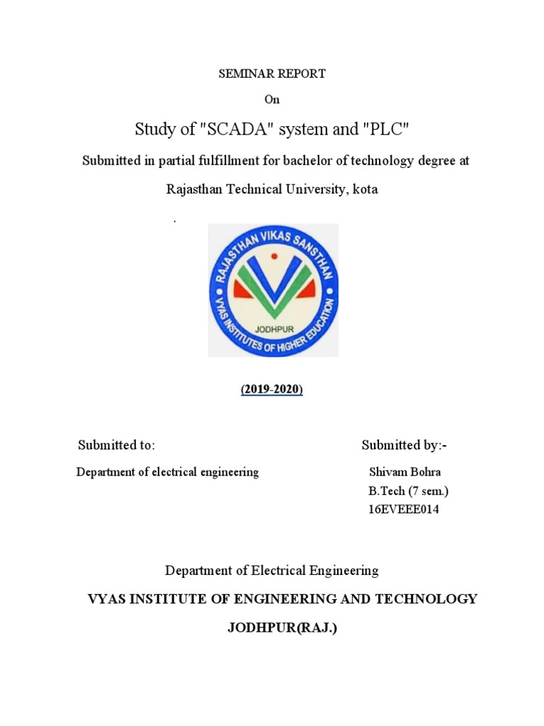 SCADA and PLC Systems Overview | PDF | Programmable Logic Controller ...