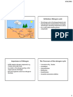 Lecture 22-Nitrogen Cycle PDF