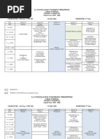 Final3rd Year Schedule 1st Semester a.Y 2019-2020 as of August 21, 2019