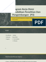 Program Kerja Divisi Pendidikan Penelitian dan Pengembangan