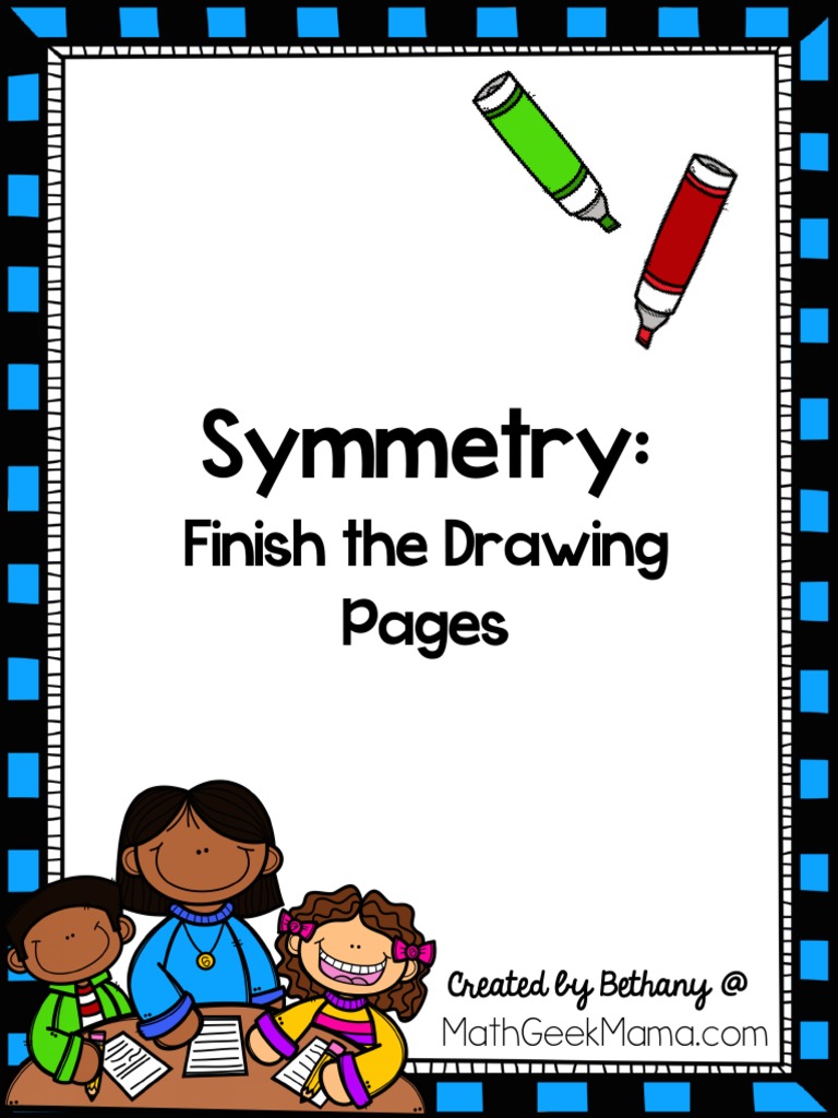Symmetry Finish The Drawing Pages PDF
