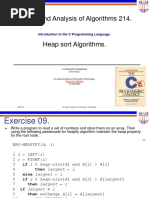 Design and Analysis of Algorithms 214.: Introduction To The C Programming Language
