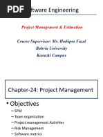 Software Engineering: Project Management & Estimation