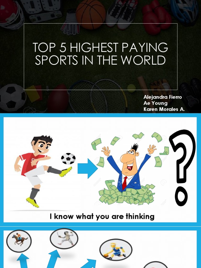 Top 5 Highest Paying Sports in The World PDF