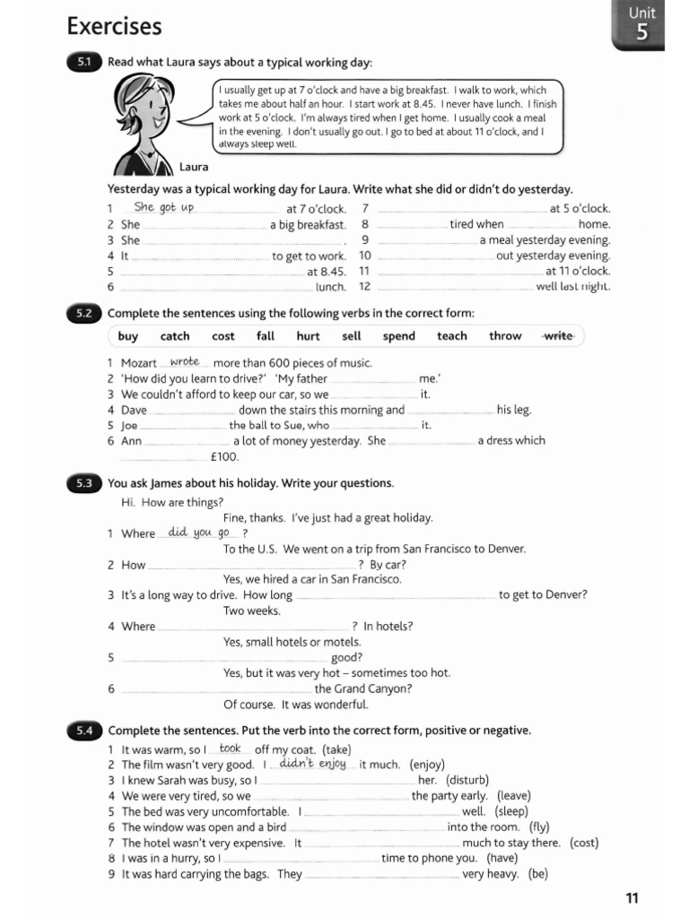 English Exercises | PDF