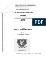 Tarea de Derecho Procesal Mercantil