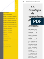 1.5. Estrategia de Operaciones: Proceso y Criterios - CEDUM