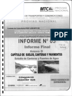 Informe 05 - Anexo D - Suelos Canteras y Pavimientos 0001 PDF