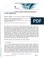 On The Origin of The Circular Hydraulic Jump in A Thin Liquid Film