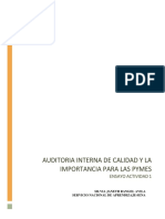 Auditoria Interna de Calidad Y La Importancia para Las Pymes