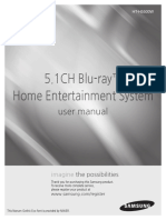 5.1CH Blu-Ray™ Home Entertainment System: User Manual