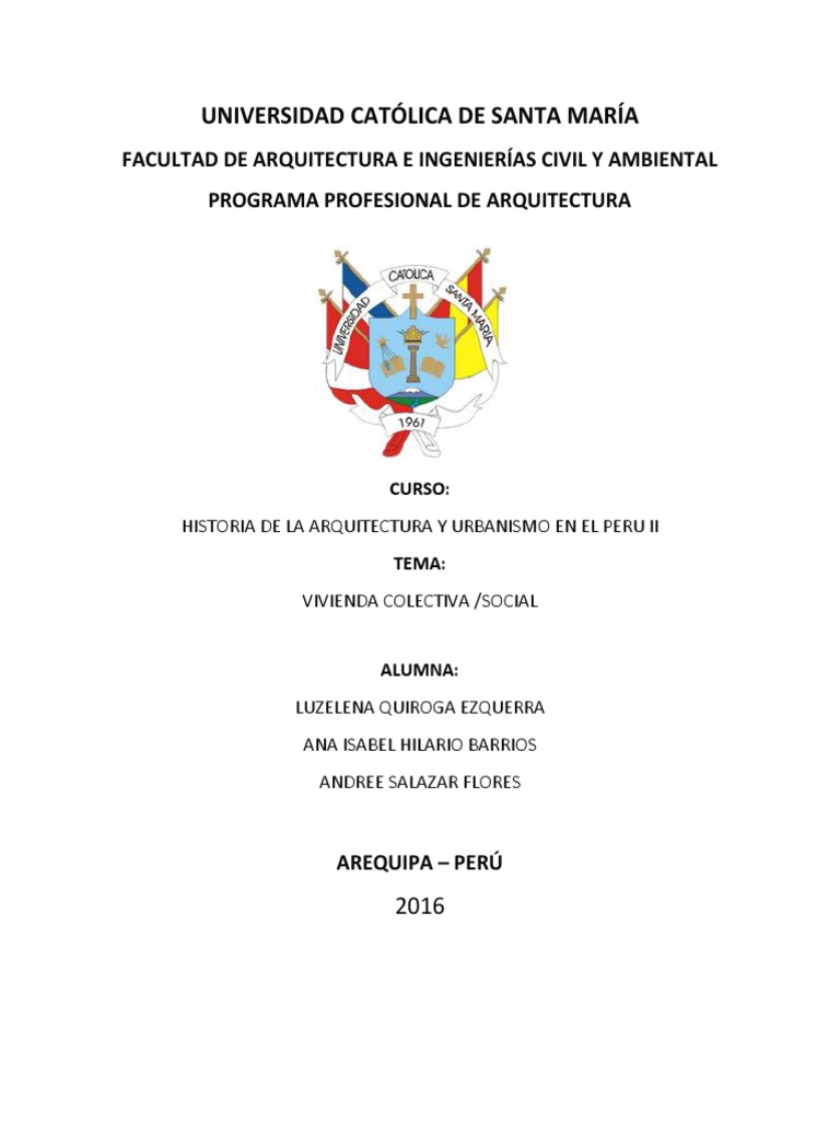 Vivienda Colectiva en Perú: Fondo MIVIVIENDA | PDF | Lima | Perú