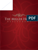 Millerhouse Menu