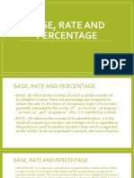 Base, Rate and Percentage