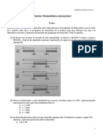 Evaluación - Desigualdades e Inecuaciones - PDF