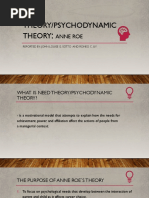 Anne Roe's Career Development Theory | PDF | Parenting | Relationships
