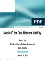 Mobile IP for Data Network Mobility