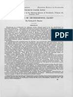 Methods of Determining Glosslness