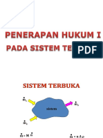 Bab 4 Penerapan Hukum i Pada Sistem Terbuka