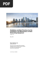 Guidelines and Best Practices For The Installation and Maintenance of Data Networking Equipment