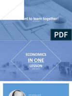 Economics in 1 Lesson