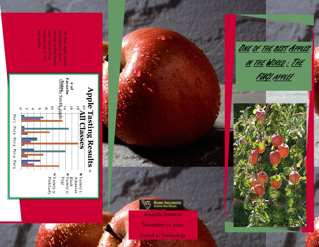 Apple Brochure Amanda Ambrose | PDF | Foods | Apple