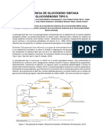 Glicogenosis Tipo 0 Resumen 2019