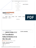 (Solved) CCC 11.5 Installation Failure (Solution Is in This Thread)