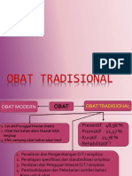 OBAT TRADISIONAL, Pendahuluan