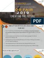 Proposal Job Fair STP Bali 2019