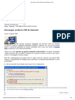 Descargar Archivos PDF de Internet - Básico y Fácil