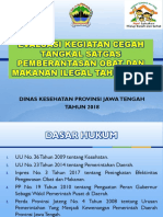 Makalah-Evaluasi Kegiatan Cegah Tangkal Satgas Pemberantasan Obat - Makanan Illegal Tahun 2018-BBPOM Semarang-Revisi 2-1