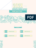Business Annual Report: Add Your Text