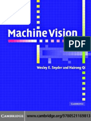 Machine Vision | PDF | Image Segmentation | Computer Vision