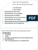 Administración de Las Adquisiciones