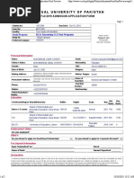 Virtual University of Pakistan: Fall 2019 Admission Application Form