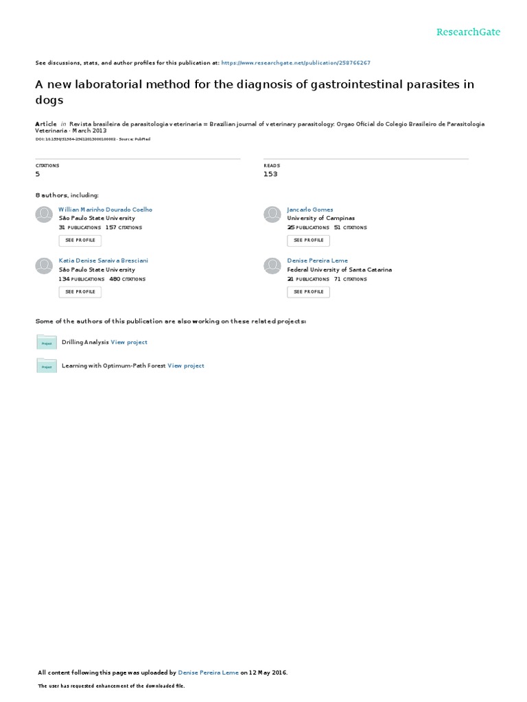 A New Laboratorial Method For The Diagnosis of Gas | PDF | Sensitivity ...
