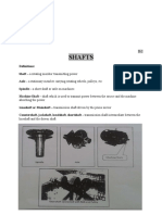 Mechanical Shafts