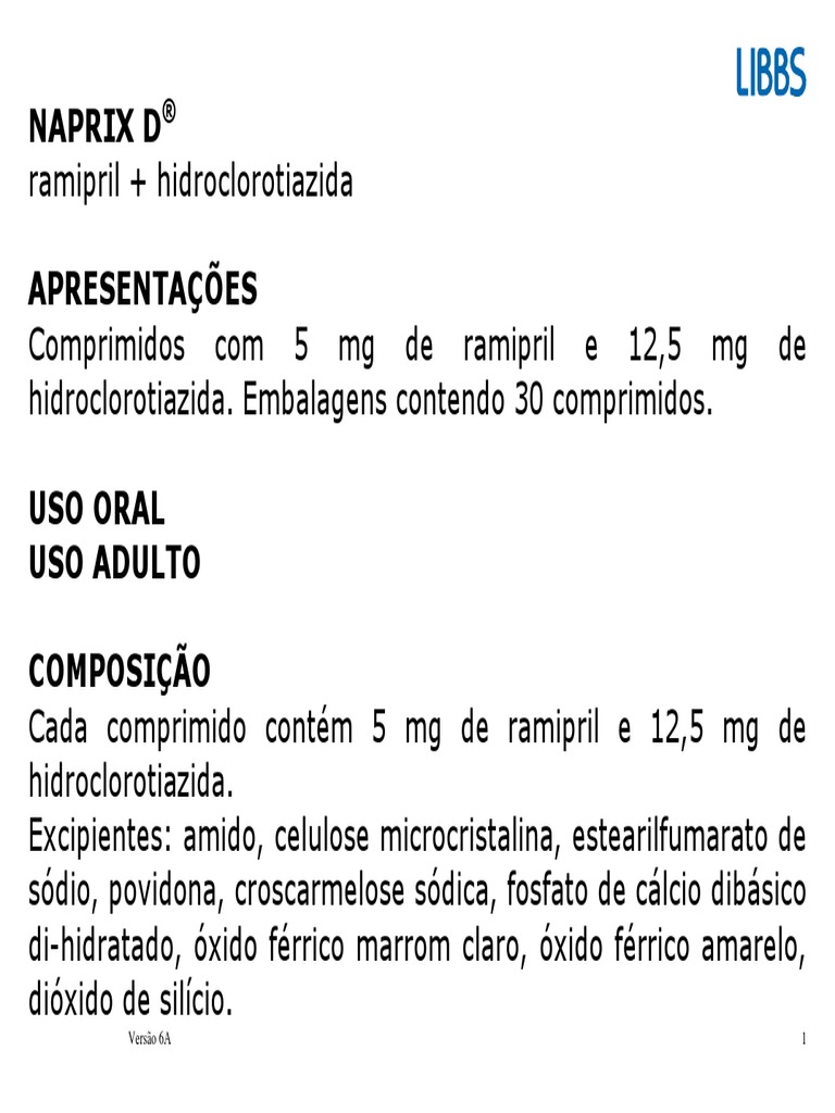 Eficácia do Naprix D no Tratamento da Hipertensão | PDF | Hipertensão ...