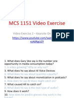 mcs 1151 video exercise 2 - gary vee keynote