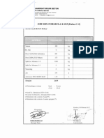 Job Mix Formla K225 (区: Laborator:Um Beton