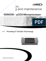 Installation, Operating and Maintenance: @DNOVA - pCO3 Microprocessor