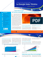 La Energía Solar Térmica ¡Deja Que Entre El Sol! Un Recurso Renovable para Los Procesos Industriales