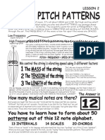 Pitch Patterns: The TENSION of The String