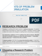  Problem and Title Formulation