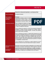 Proyecto Diagnóstico Empresarial Aplicado A Una Empresa Real PDF